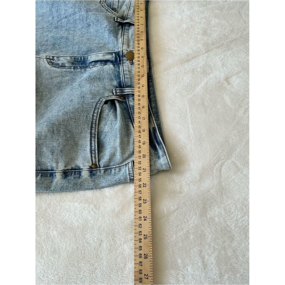Lane Bryant Signature Fit High Rise Girlfriend Crop Jeans Acid Wash Size 22 - Picture 7 of 14